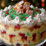 Trifle Arbre de Noël