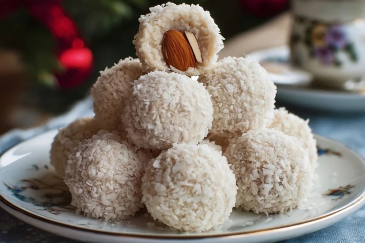 Truffes À La Noix De Coco Et À LAmande