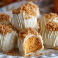 Truffes Cheesecake à la Citrouille