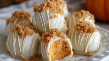 Truffes Cheesecake à la Citrouille