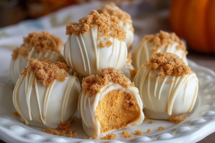 Truffes Cheesecake à la Citrouille